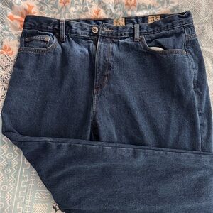 Men's Blue Red Head brand Denim Jeans, flannel lined 38/30